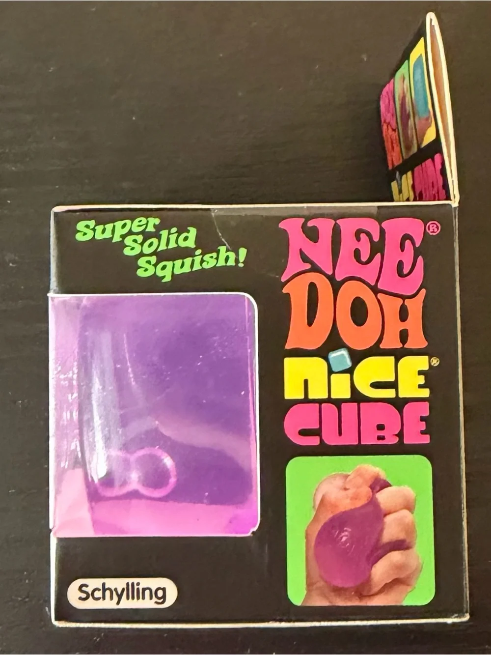 Schylling - Nee Doh Nice Cube Super Solid Squish - Purple - Picture 2 of 6